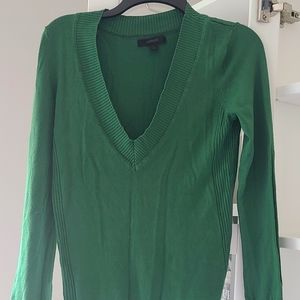 Dark green Express sweater